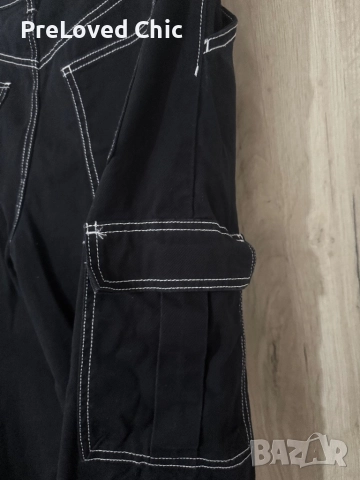 Черни дълги дънки , снимка 3 - Дънки - 51623799