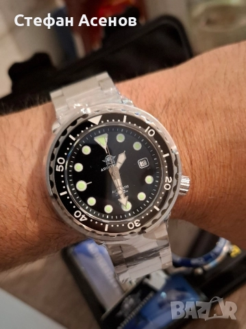 Чисто нов diver механичен часовник Addiesdive, снимка 6 - Мъжки - 52470728