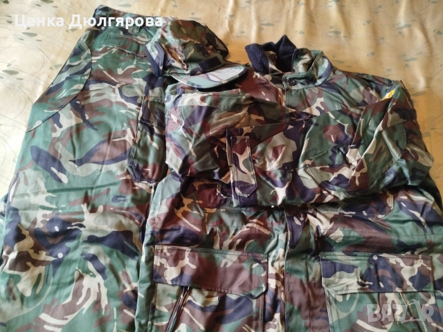 Комплект военна камуфлажна шуба и панталон