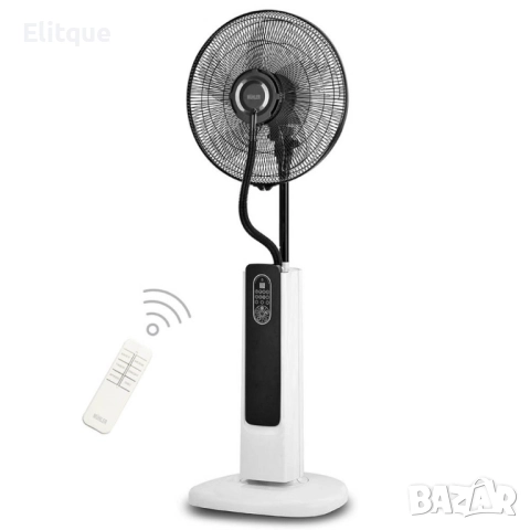 Вентилатор с водна мъгла 16'' , 75W, LED, дист. упр-е, снимка 3 - Друга електроника - 52853552