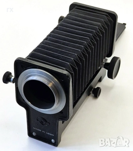 Макро мях ПЗФ (Made in USSR) за макрофотография – М42, снимка 3 - Чанти, стативи, аксесоари - 53666603