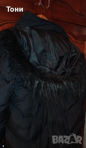 Ново Дамско Зимно Яке с Качулка с Пух XL , снимка 9 - Якета - 53661698