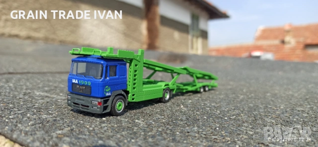 MAN F2000 Автовоз! Herpa 1/87!, снимка 2 - Колекции - 53748794
