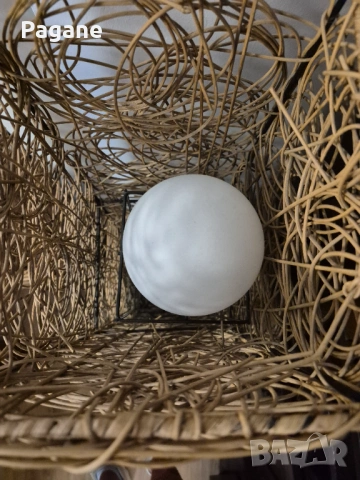 Ефектни лампи/лампиони/ от естествени материали , снимка 8 - Лампиони - 53291764