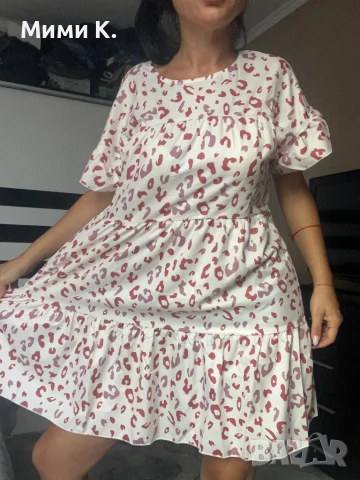 Дамска рокля с леопардов принт, снимка 3 - Рокли - 47953194