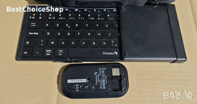 Комплект сгъваема безжична клавиатура и мишка ProtoArc XKM01. , снимка 8 - Клавиатури и мишки - 53102194