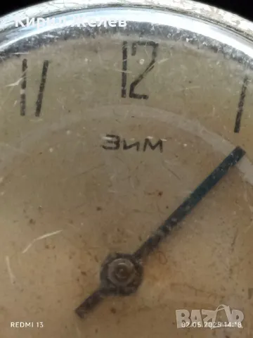 Стар механичен часовник мъжки ЗИМ СССР за части ремонт КОЛЕКЦИЯ 33898, снимка 3 - Антикварни и старинни предмети - 50127060