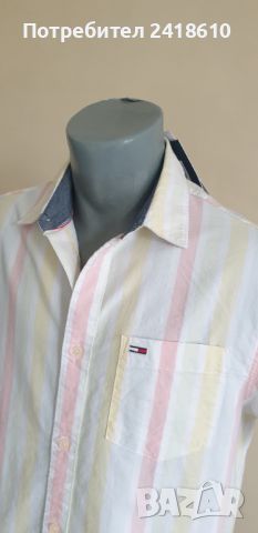 Tommy Hilfiger Pique Cotton Classic Fit Mens Size M ОРИГИНАЛ! НОВО! Мъжка Риза!, снимка 8 - Ризи - 45423835