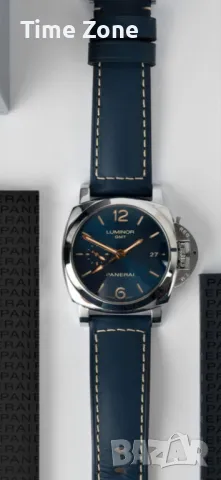 Panerai Luminor 1950 3 Days GMT 44mm Steel Blue Dial Automatic Различни Варианти, снимка 13 - Мъжки - 48009220