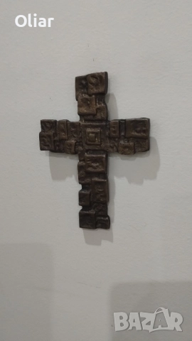 Абстрактен метален кръст. Декорация за стена. , снимка 3 - Декорация за дома - 51956546