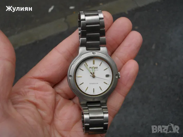 КОЛЕКЦИОНЕРСКИ ЧАСОВНИК PULSAR AUTOMATIC TITANIUM, снимка 6 - Антикварни и старинни предмети - 48189795