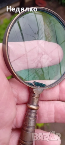 Стара лупа,Carl Zeiss Jena,1944г,бронз, снимка 4 - Антикварни и старинни предмети - 51780200