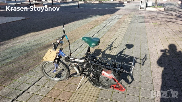 велосипед с двигател-резачка, снимка 2 - Части за велосипеди - 53044208
