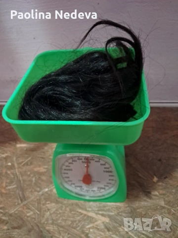 Естествена черна коса 80см., снимка 2 - Аксесоари за коса - 53164541