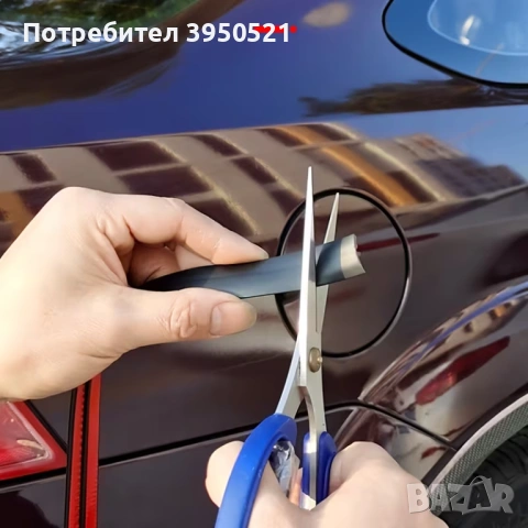 Самозалепващо гумено уплътнение за стъкло, гумена лента за кола, шибедах, 2 метра, снимка 4 - Аксесоари и консумативи - 53058459