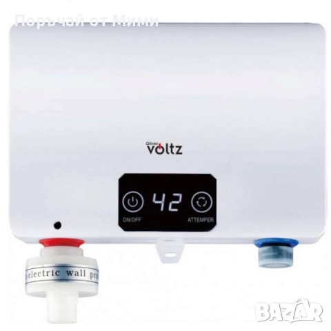 Проточен бойлер, 5500W, до 55° Сензорен панел, Бял, снимка 3 - Бойлери - 52157119