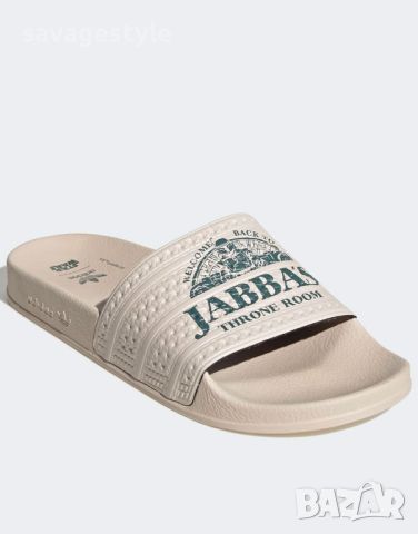 Чехли ADIDAS x Disney Jabba's Throne Room Adilette Slides Beige, снимка 3 - Джапанки - 45760155