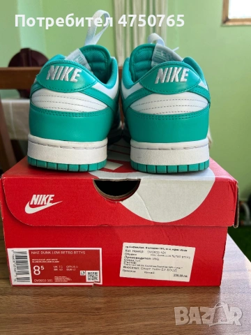 Nike dunk low, снимка 7 - Маратонки - 53660021