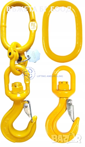 Въртящи куки за кранове и машини и Въртяща кука с халка, снимка 3 - Други машини и части - 33088032