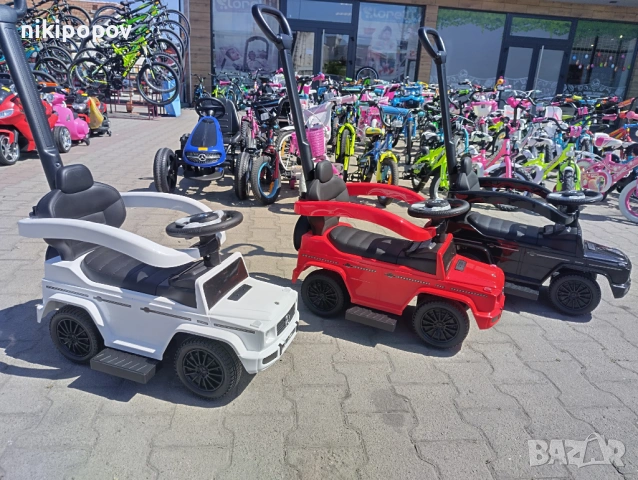 MERCEDES Кола за яздене с дръжка Mercedes-benz G350d