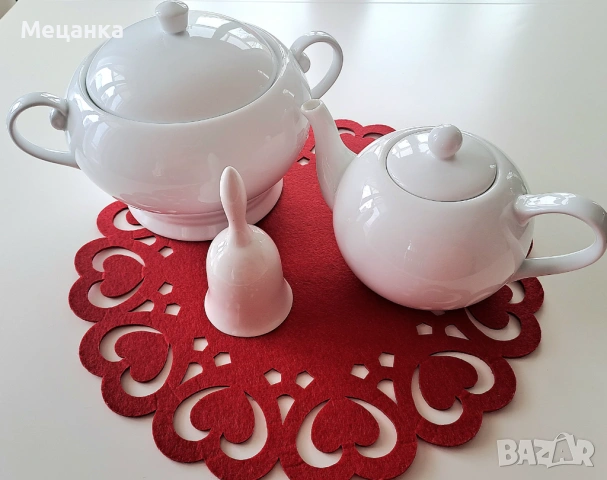 Супник, чайник и камбанка