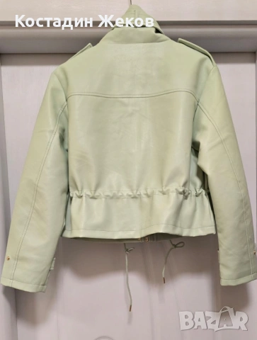  Ново със етикет. Дамско кожено якенце . , снимка 3 - Якета - 53847076