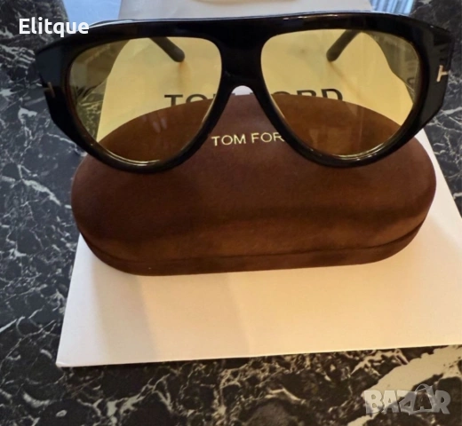 очила с черен обикновен калъф и ув защита tom ford , снимка 6 - Слънчеви и диоптрични очила - 53223199