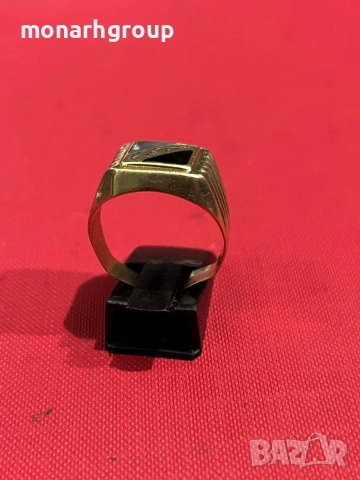 Златен пръстен, снимка 3 - Пръстени - 53658704