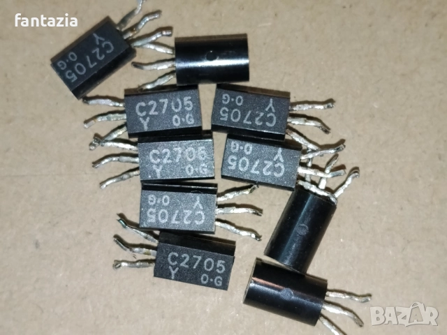 Оригинални транзистори 2SA1145 и 2SC2705 1145 2705, снимка 2 - Други - 42029064