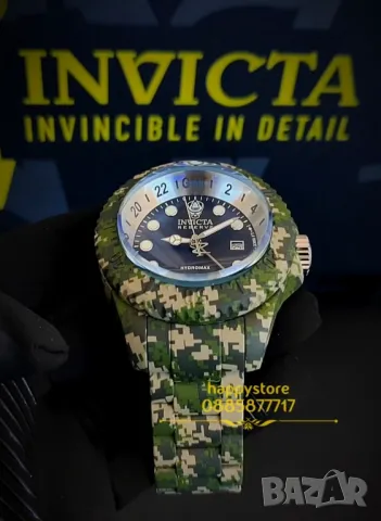 часовник INVICTA Hydromax Aqua Camouflage Swiss 52 mm, Инвикта нов , снимка 9 - Мъжки - 49406074