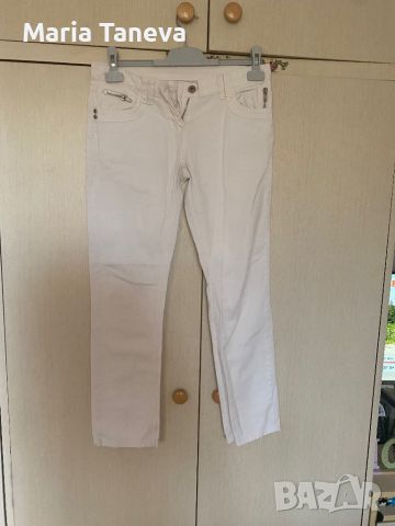 Бял панталон( дънки), снимка 1 - Панталони - 45981203