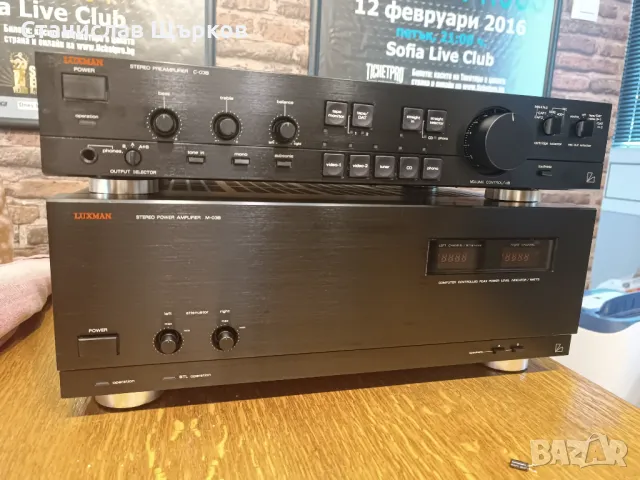 Luxman M-03/C-03 Black, снимка 1 - Ресийвъри, усилватели, смесителни пултове - 46887045