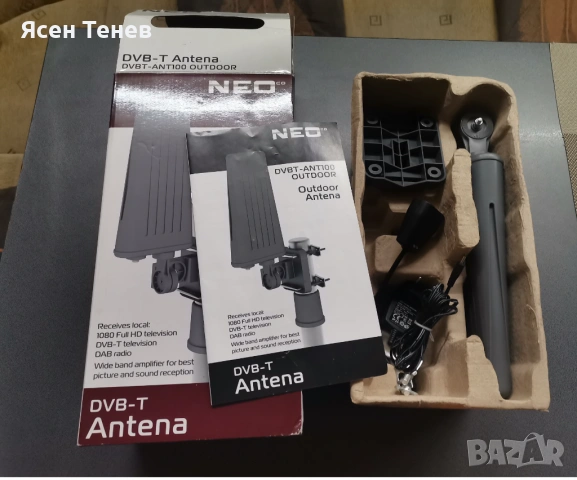 Активна външна ефирна антена NEO DVB-T ANT 100, снимка 2 - Приемници и антени - 53431381