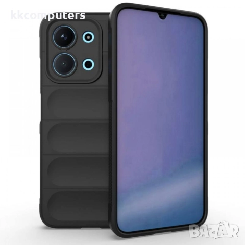 Удароустойчив TPU калъф и Стъклен протектор за Xiaomi Redmi 15C 5G / 4G / Poco C85 4G (Черен, Тъмноч, снимка 5 - Калъфи, кейсове - 52065977