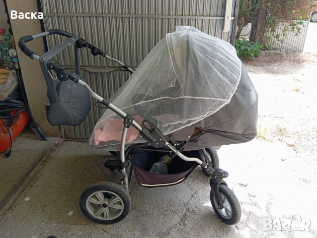 Количка за близнаци Micado 3 в 1, снимка 2 - Детски колички - 50836081