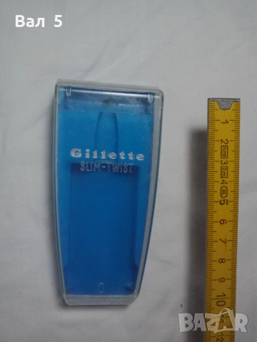 Стара метална самобръсначка Жилет , Gillette , с кутия и ножчета, снимка 7 - Антикварни и старинни предмети - 52157244