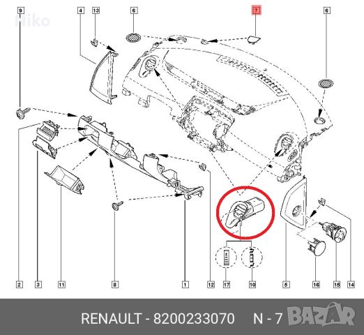 Продавам духалка за парно за Renault Scenic II Minivan (06.2003 - 07.2010), снимка 5 - Части - 46730219