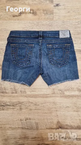 Дамски къси дънки True RELIGION Размер 29, снимка 3 - Дънки - 46937888