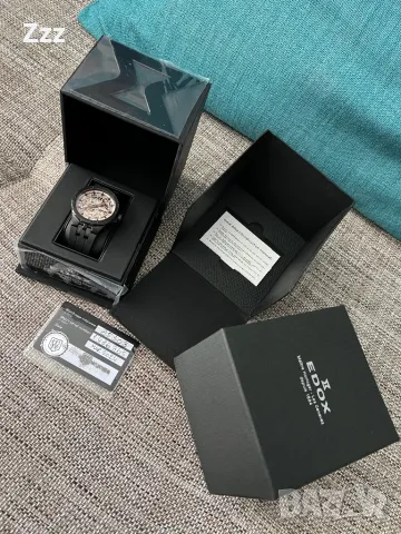 Оригинален мъжки часовник Edox Delfin Mecano 43mm, снимка 2 - Мъжки - 47906691