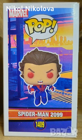 Funko Pop фигурка Spider-man 2099 #1409, снимка 2 - Колекции - 53744681