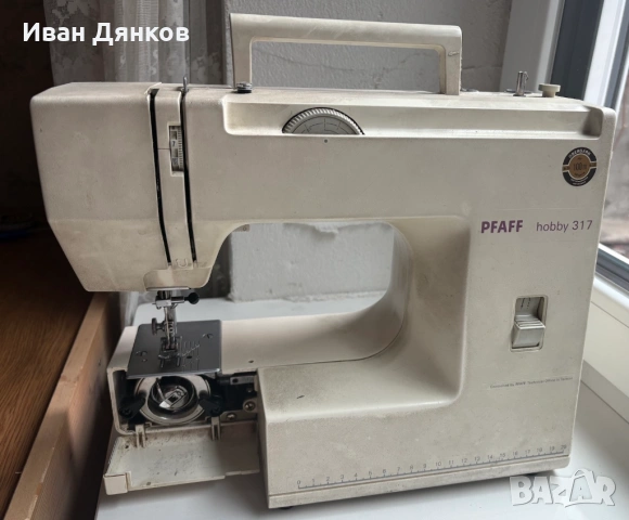 Шевна машина PFAFF hobby 317 – надеждна класика, снимка 4 - Шевни машини - 53915161