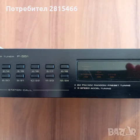 PIONEER F-551  ТУНЕР, снимка 8 - Декове - 47639852