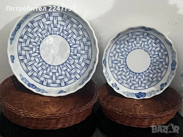 2 чинии с подложни, снимка 5 - Чинии - 52526207