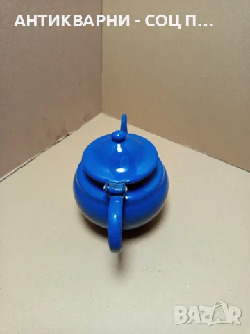 Соц Стар Мъничък Емайлиран Чайник, снимка 2 - Антикварни и старинни предмети - 50038389