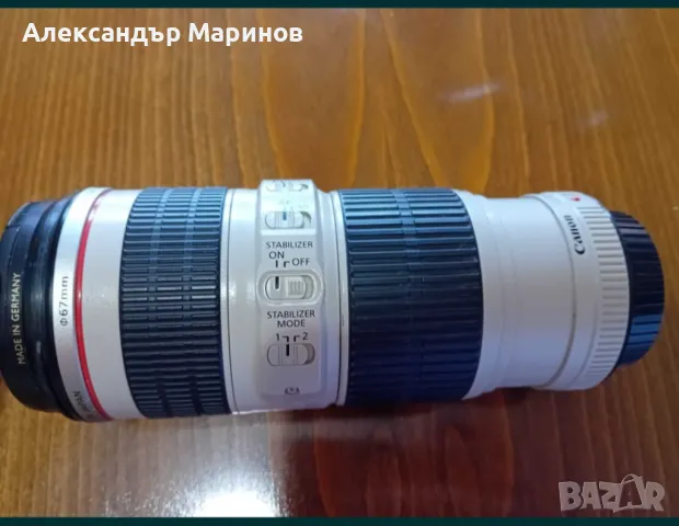 Canon ef 70-200 f4 IS usm , снимка 3 - Обективи и филтри - 48758880