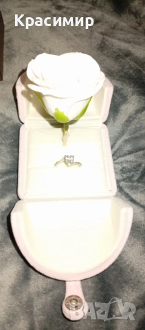 Сребърно колие сърце Priscilla+гривна сърце Love Annunziata+Сребърен пръстен сърце Ennio, снимка 6 - Гривни - 53053401