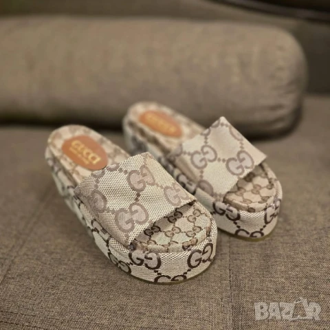 Дамски чехли Gucci 41 размер , снимка 2 - Чехли - 50745978