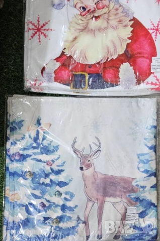 Коледни декоративни калъфки за възглавници – 7 уникални празнични дизайна, 45×45 см - 6бр в комплект, снимка 3 - Други - 52134076