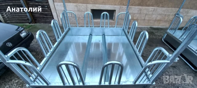 Пасищна хранилка за 12 животни-горещо поцинкована., снимка 4 - Други стоки за животни - 51323654