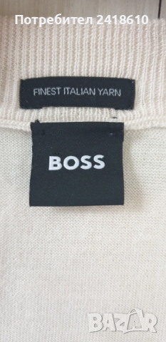 Hugo Boss  Wool / Knit Bjarno - L Mens Size L - XL  ОРИГИНАЛ! Мъжки Пуловер!, снимка 2 - Пуловери - 52672586